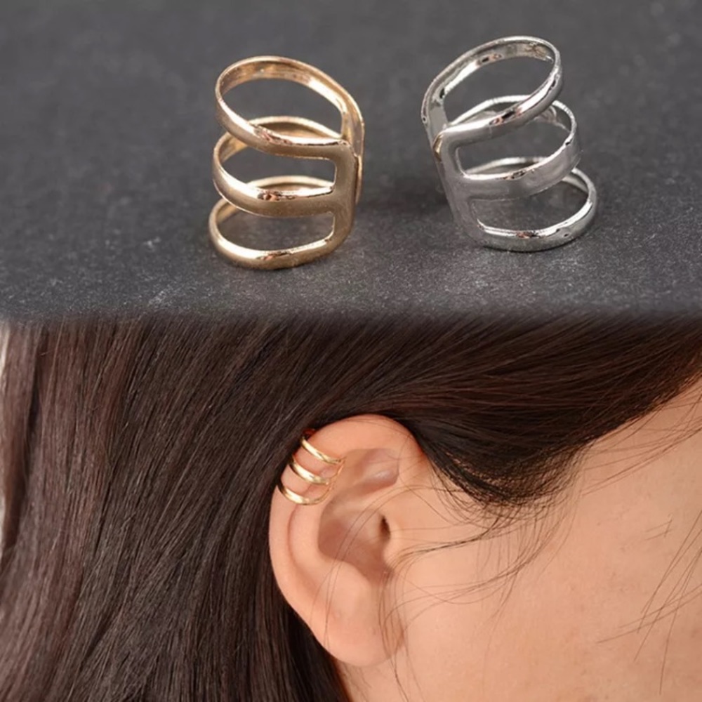 “Raina” Banded No Pierce Boho/Indie Cute Ear Cuff - Picture 12 of 12